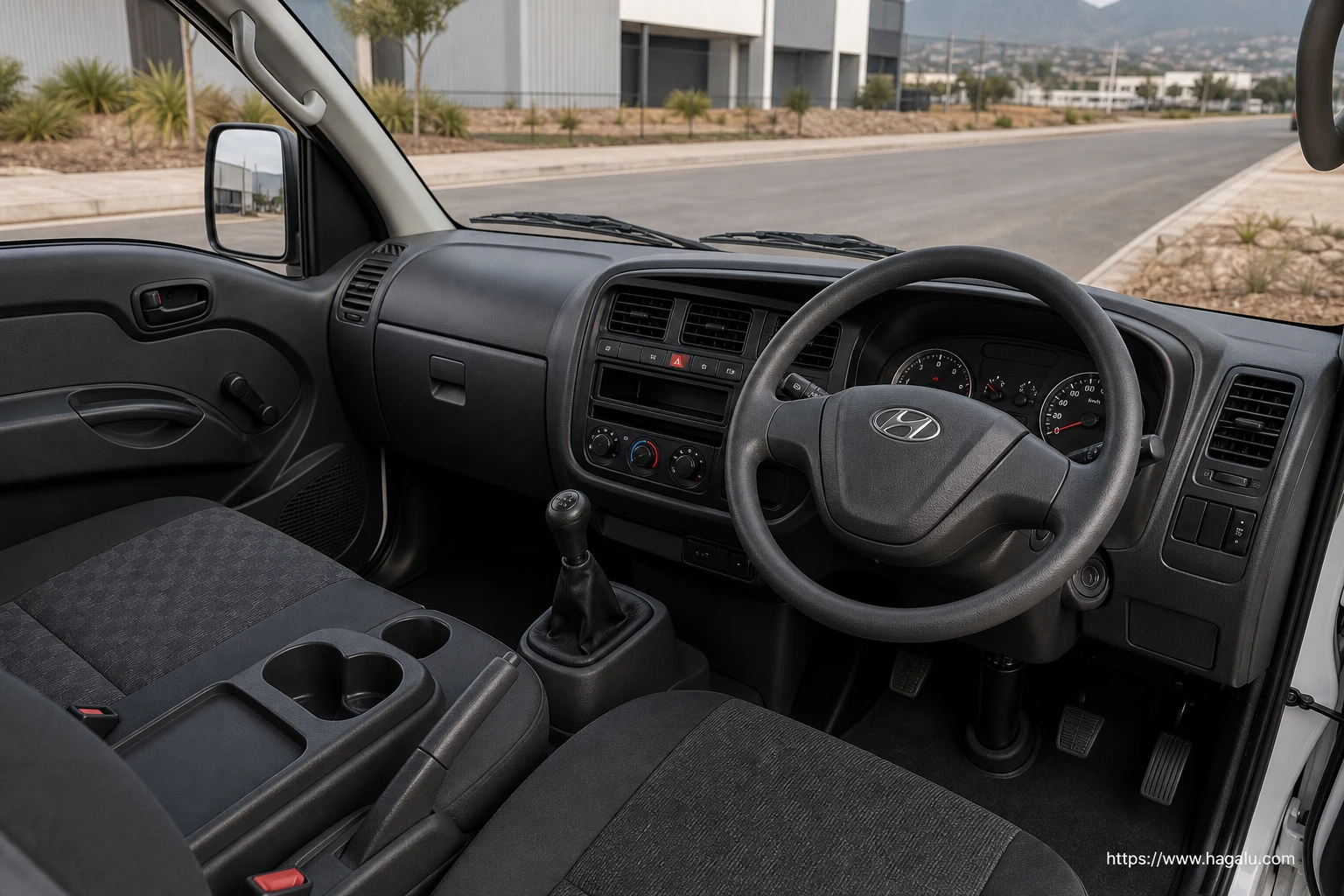 Hyundai H-100 Deck interior view 1 for South African vehicle comparison