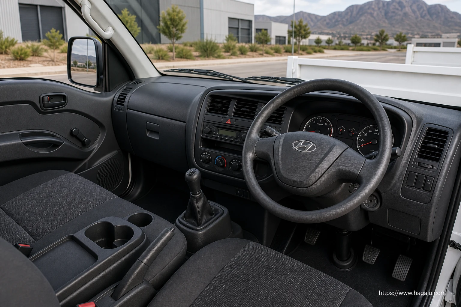Hyundai H-100 Tipper interior view 1 for South African vehicle comparison