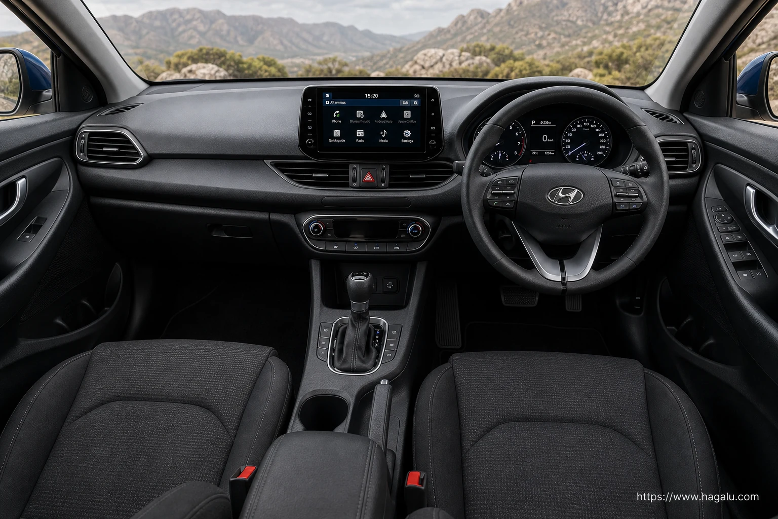 Hyundai i30 interior view 1 for South African vehicle comparison