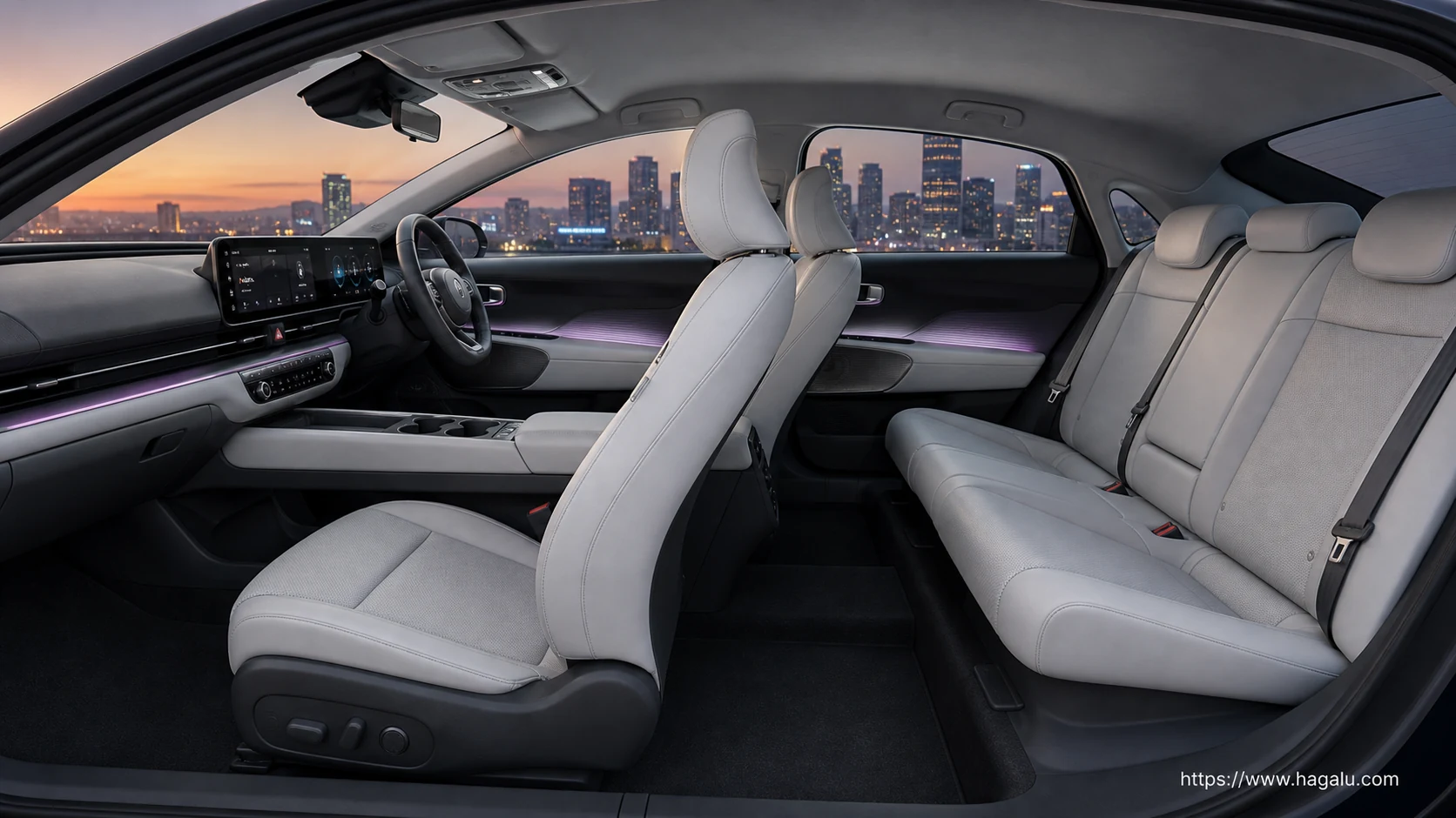 Hyundai IONIQ 6 interior view 3 for South African vehicle comparison