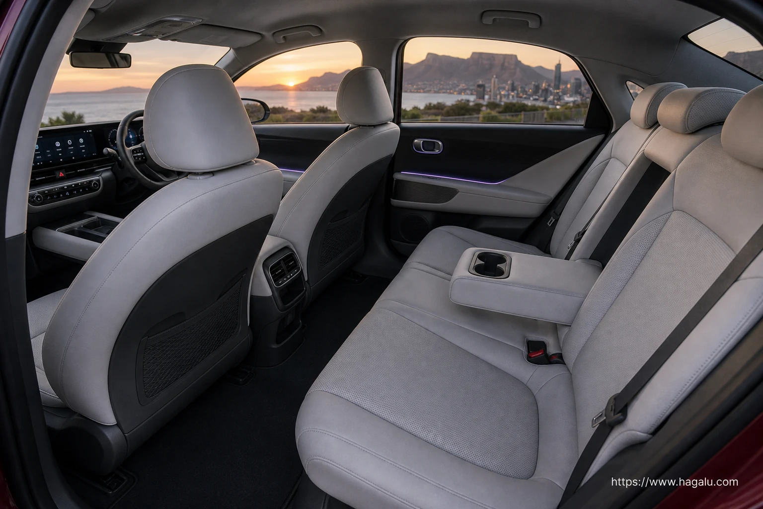 Hyundai IONIQ 6 interior view 4 for South African vehicle comparison