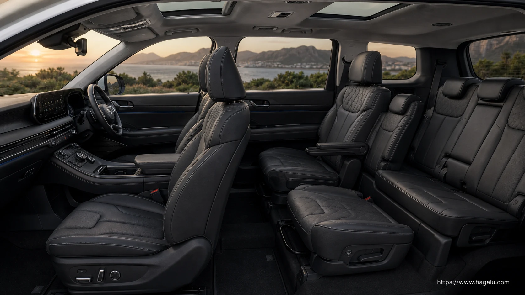 Hyundai Palisade interior view 3 for South African vehicle comparison