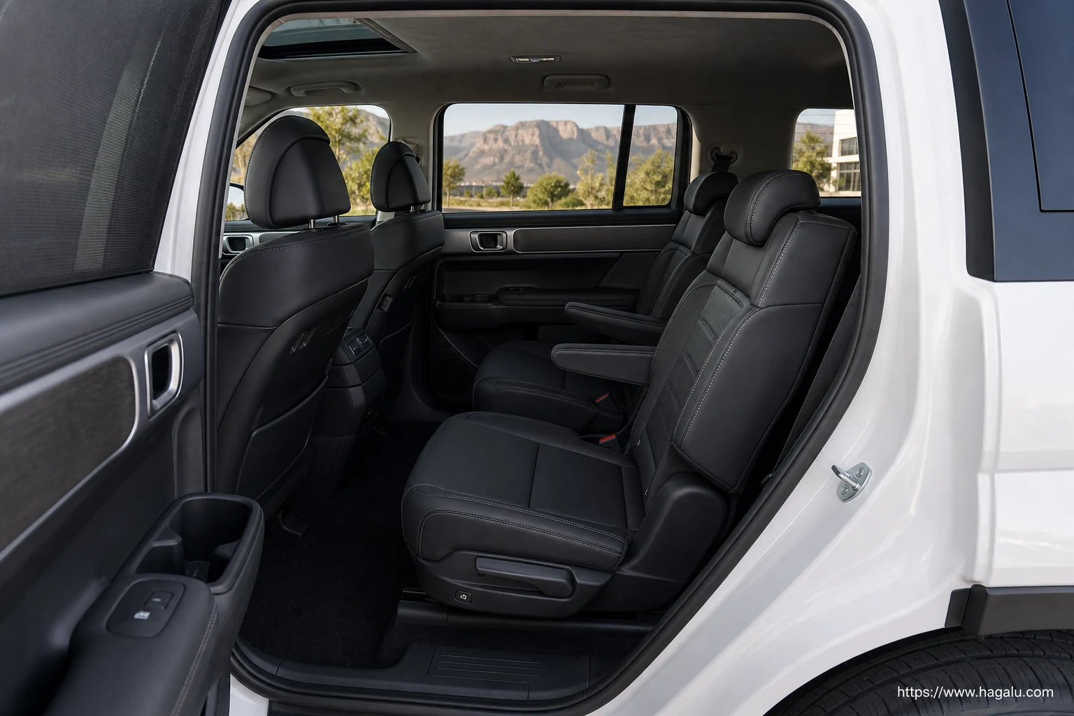 Hyundai Santa Fe Hybrid interior view 4 for South African vehicle comparison