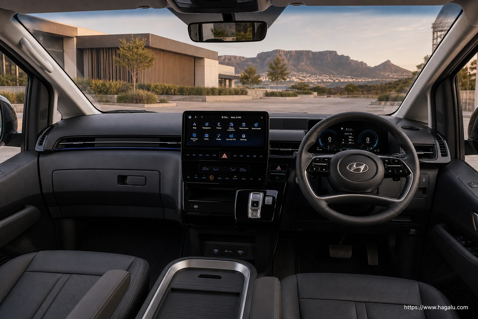 Hyundai Staria interior view 1 for South African vehicle comparison