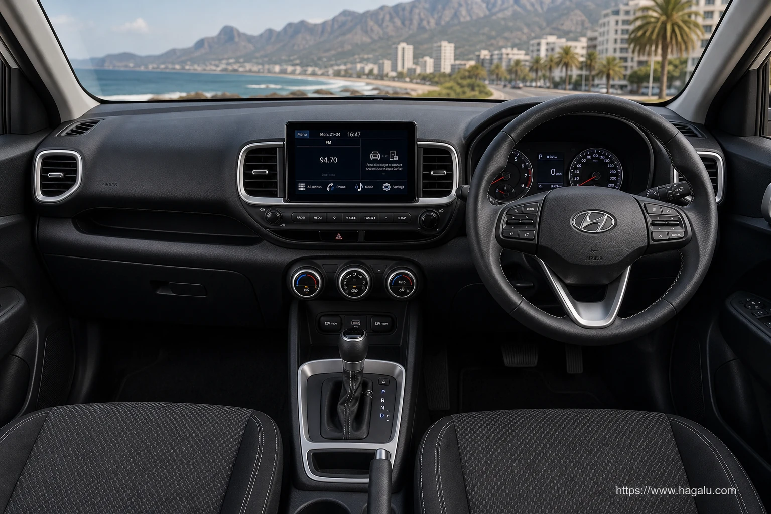Hyundai Venue interior view 1 for South African vehicle comparison
