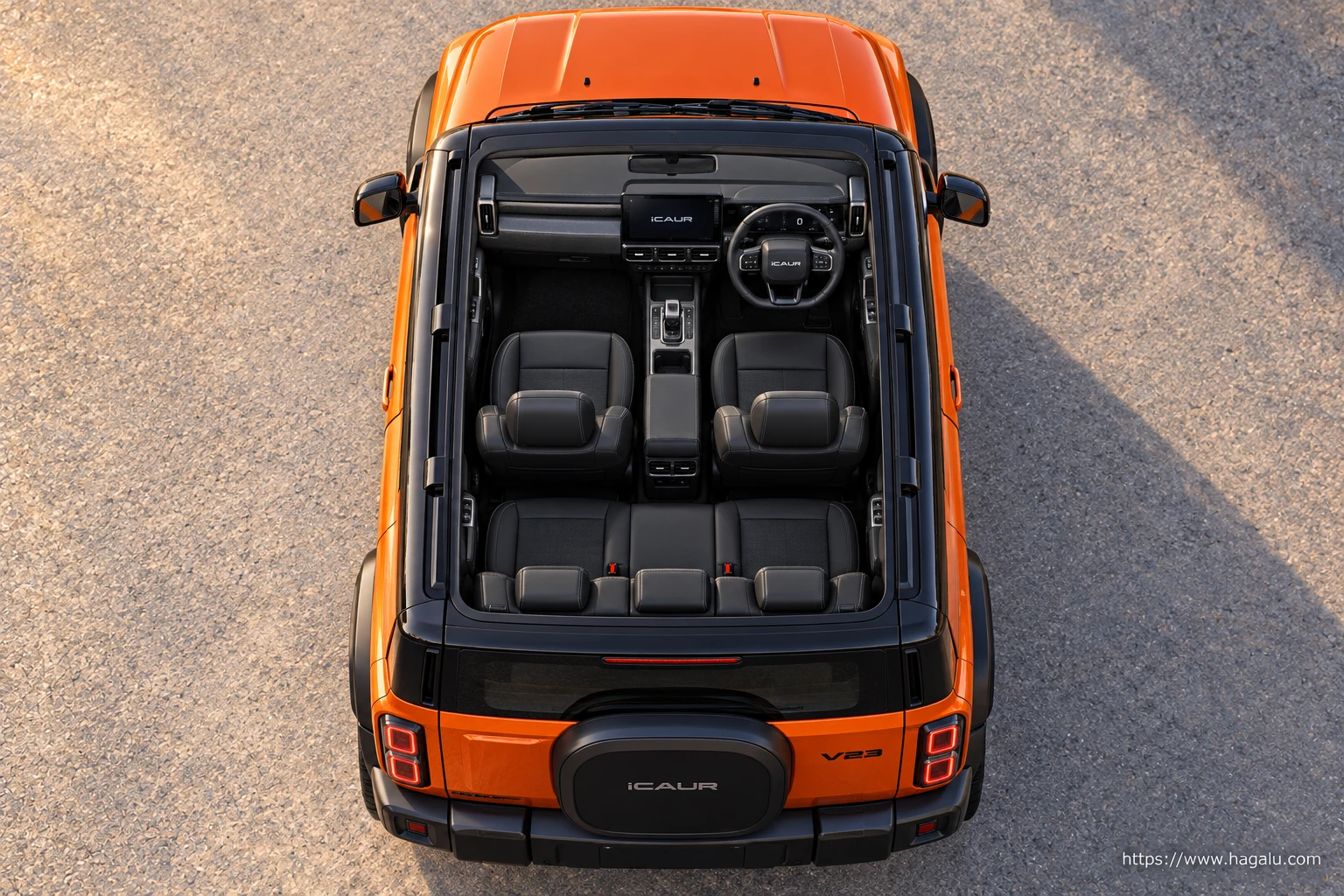 iCAUR V23 exterior view 4 for South African vehicle comparison