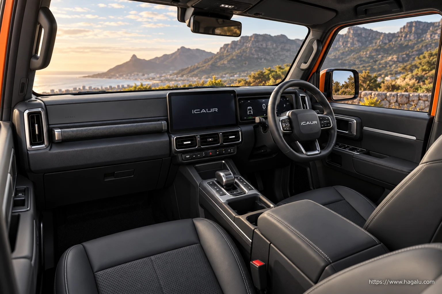 iCAUR V23 interior view 1 for South African vehicle comparison