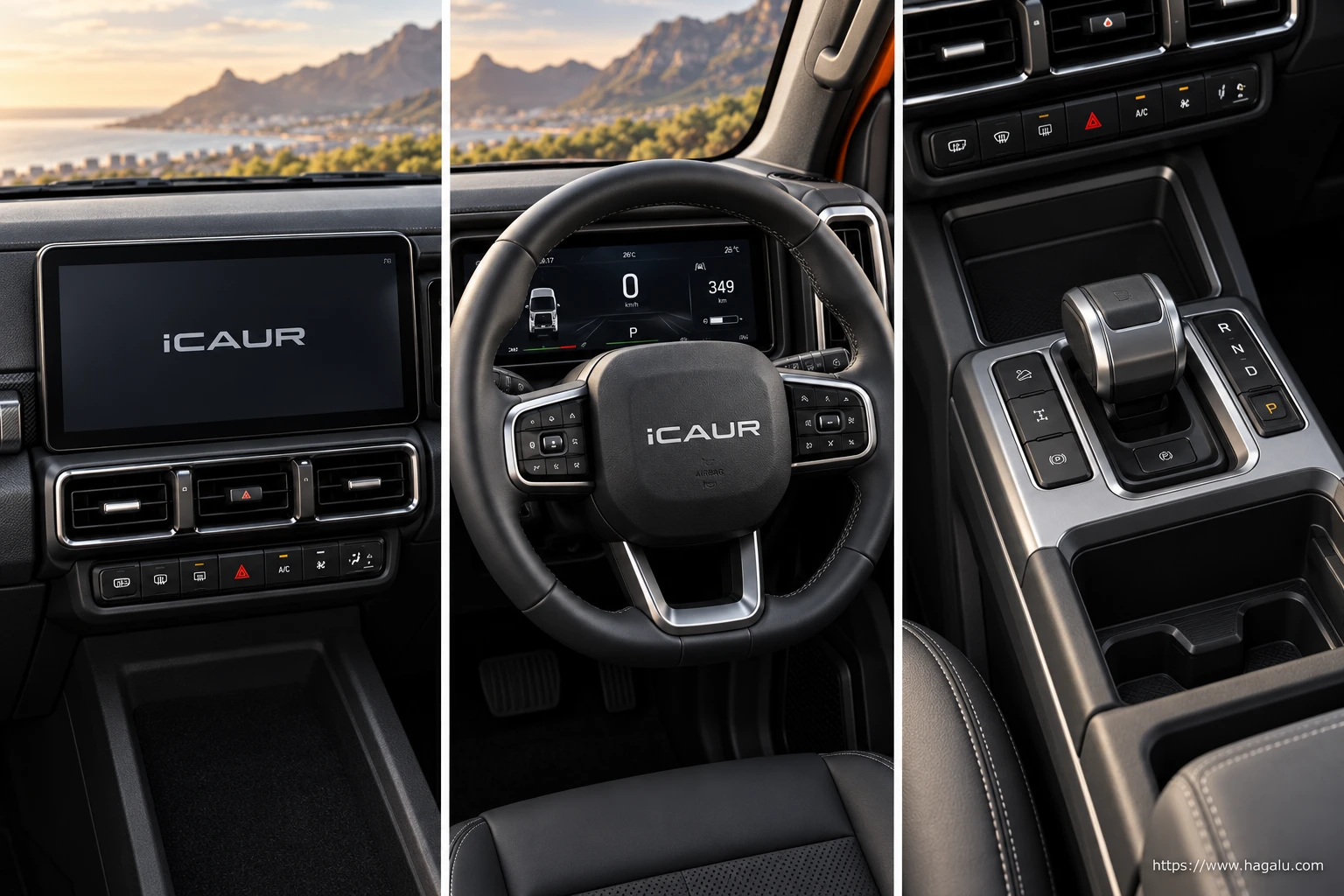 iCAUR V23 interior view 2 for South African vehicle comparison