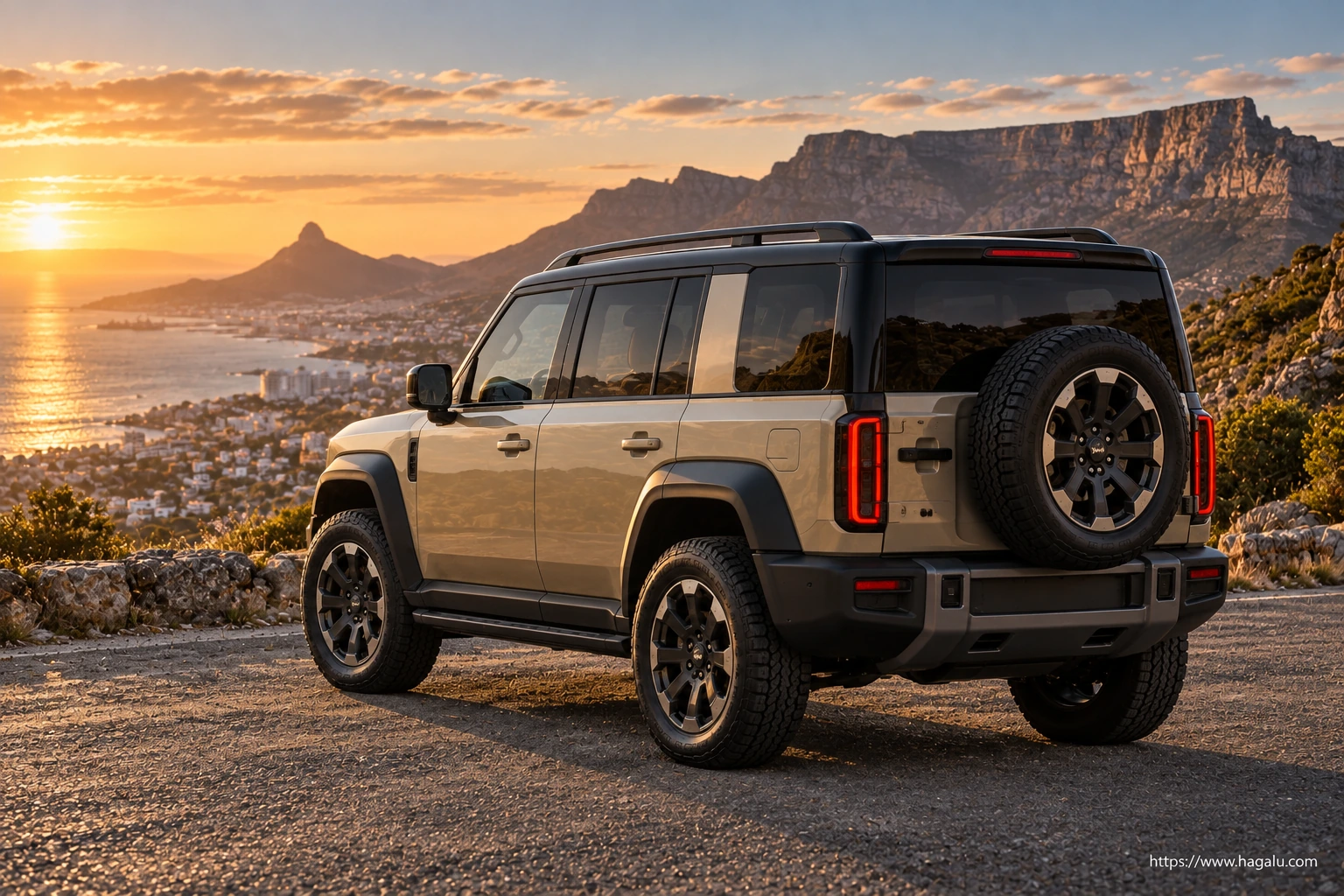 iCAUR V27 exterior view 2 for South African vehicle comparison