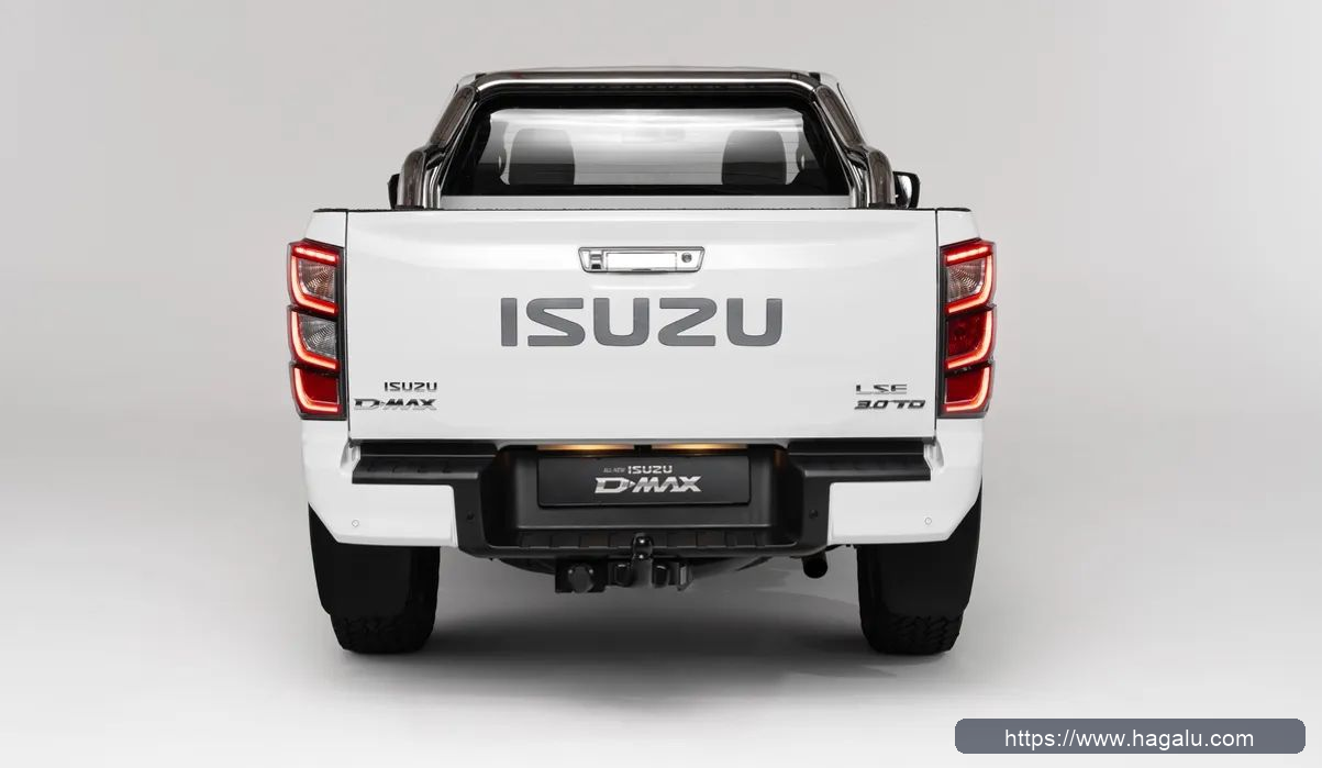 Isuzu D-Max Extended Cab full side profile showing the roofline, doors and wheel design in South Africa