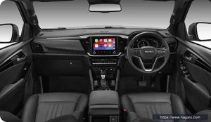 Isuzu MU-X interior view 1 for South African vehicle comparison