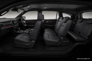 Isuzu MU-X interior view 4 for South African vehicle comparison