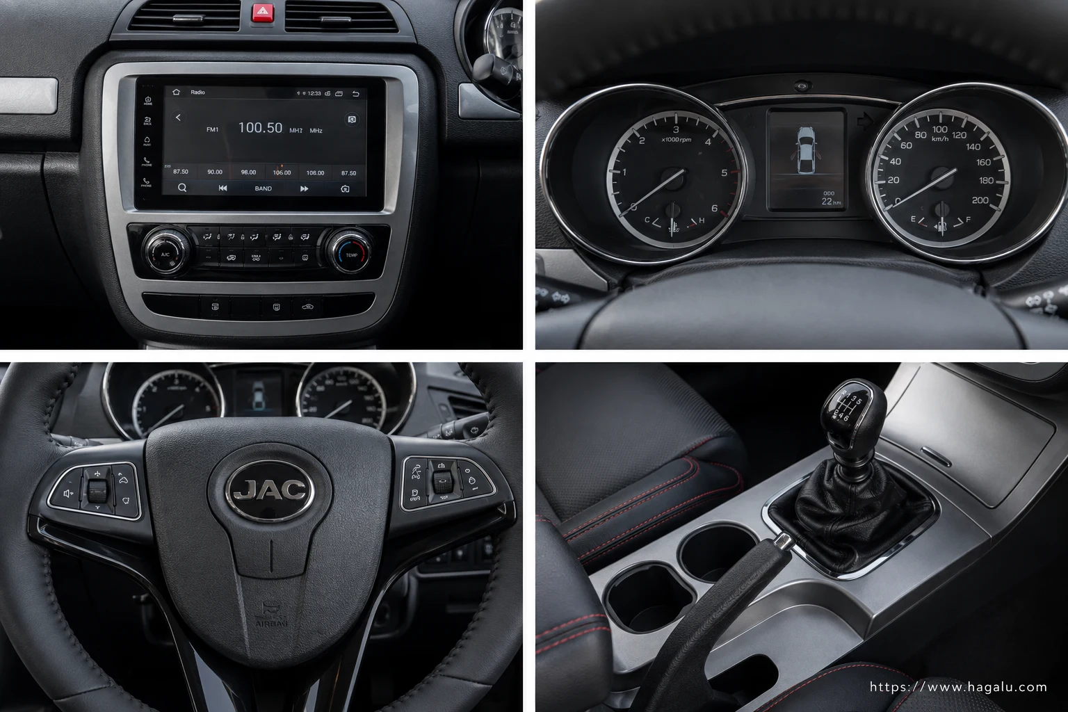 JAC T8 Double Cab interior view 2 for South African vehicle comparison