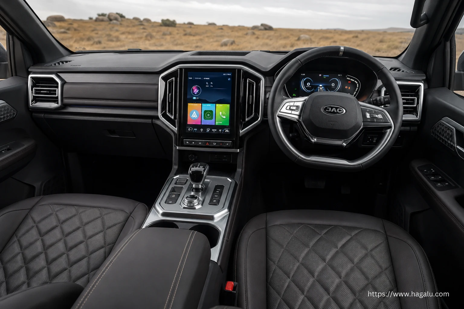 JAC T9 Double Cab interior view 1 for South African vehicle comparison