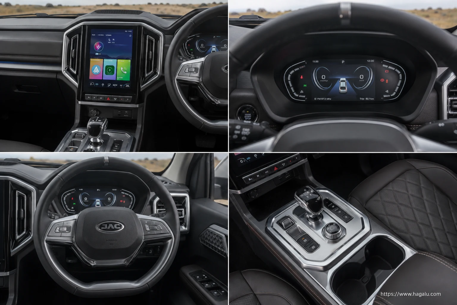 JAC T9 Double Cab interior view 2 for South African vehicle comparison