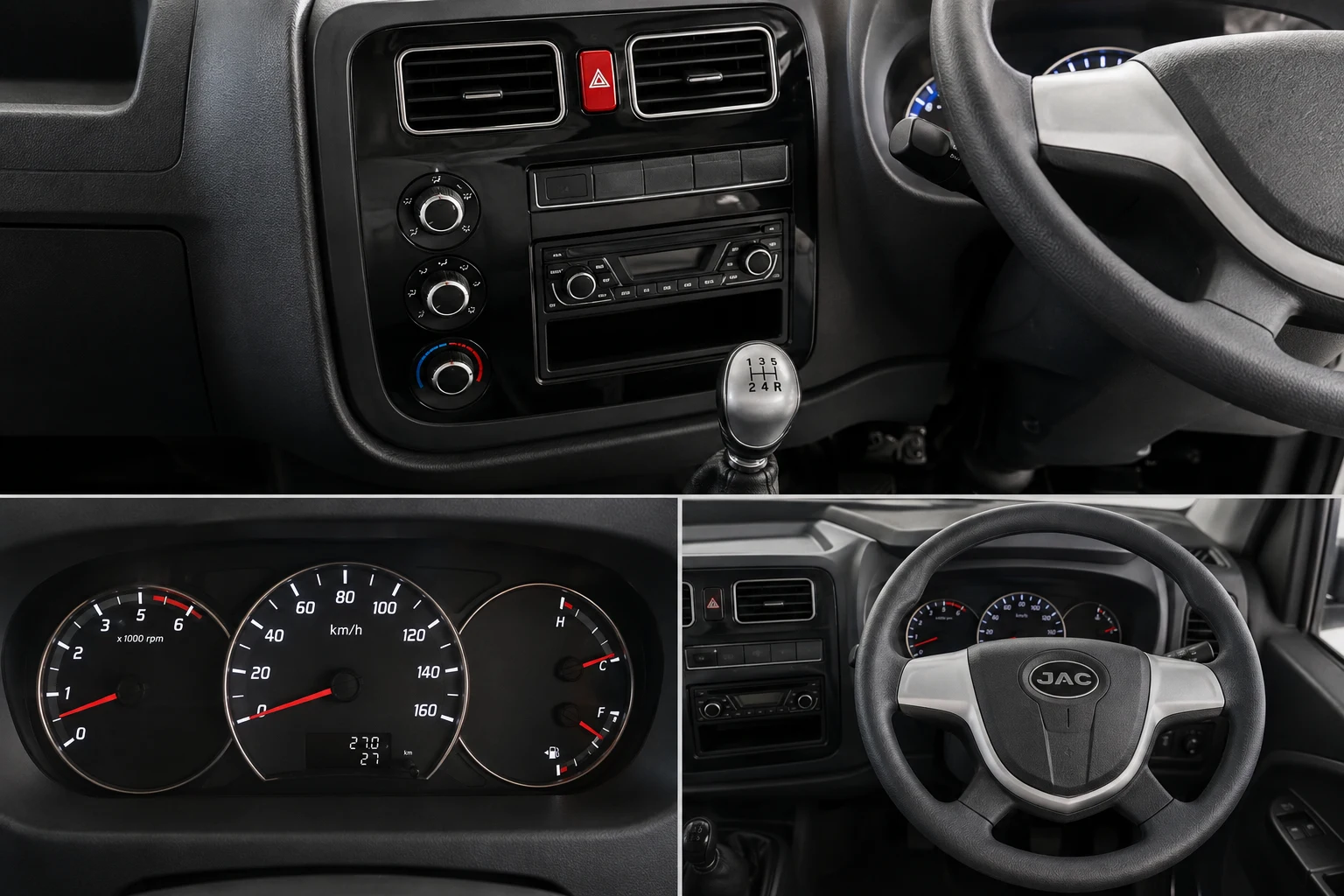 JAC X200 Double Cab interior view 2 for South African vehicle comparison