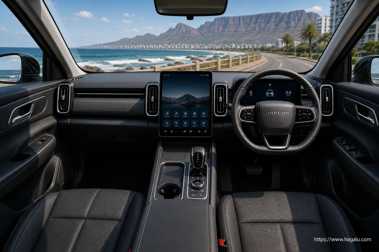Jaecoo J5 interior view 1 for South African vehicle comparison