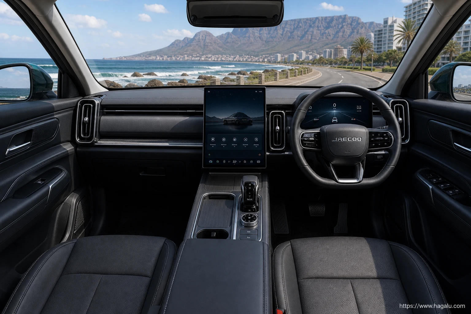 Jaecoo J7 SHS interior view 1 for South African vehicle comparison