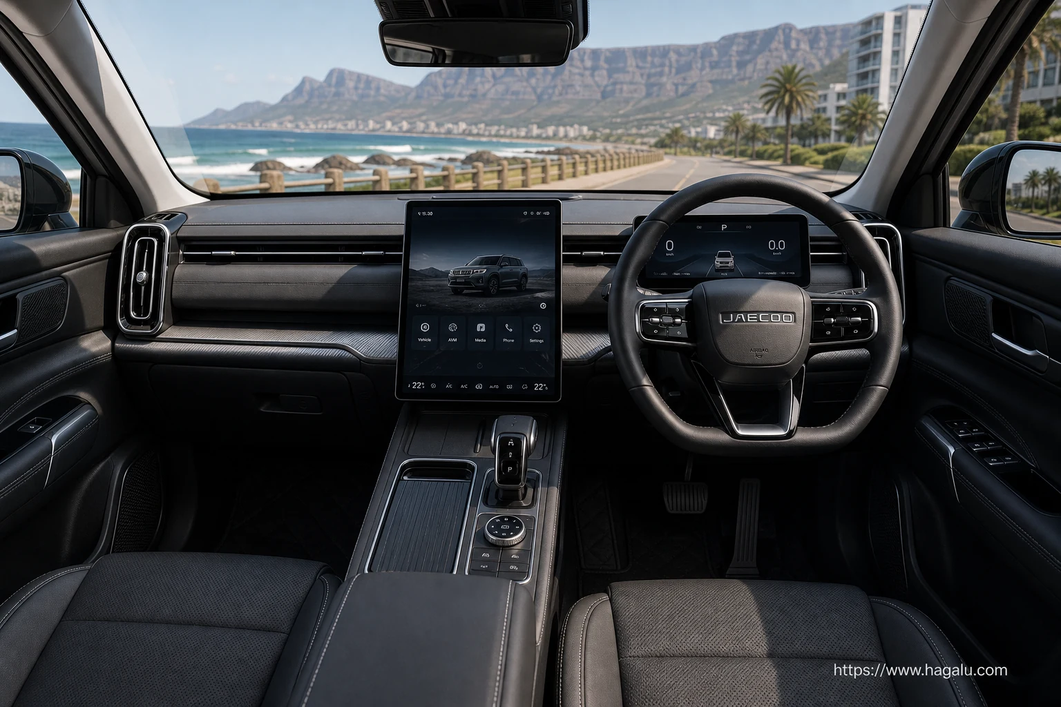 Jaecoo J7 interior view 1 for South African vehicle comparison