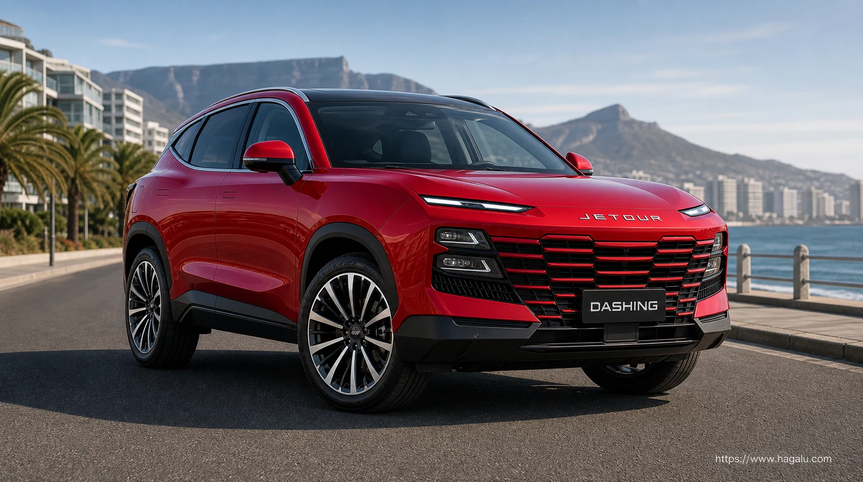 Jetour Dashing exterior view 1 — price and specifications in South Africa