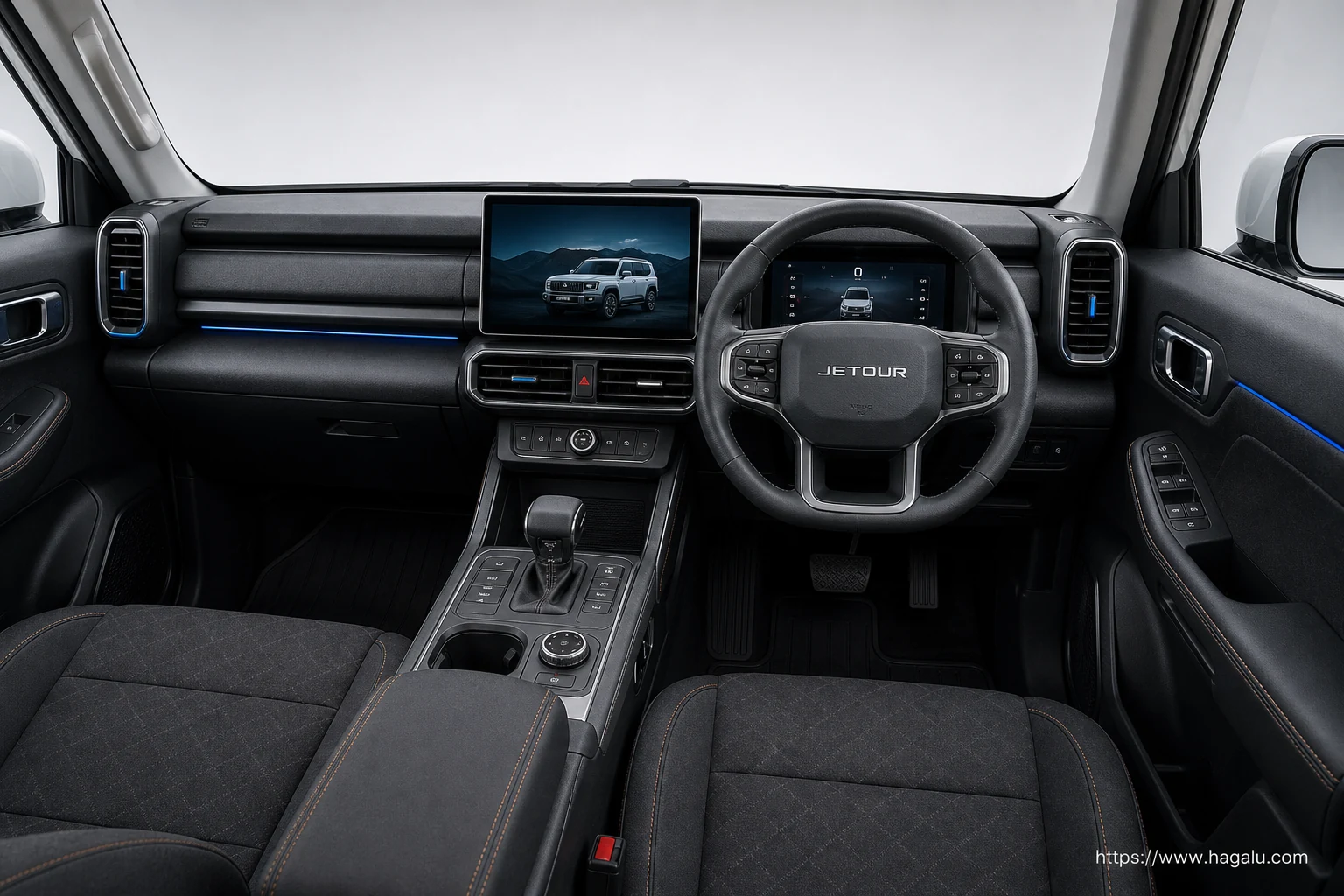 Jetour T1 i-DM interior view 1 for South African vehicle comparison