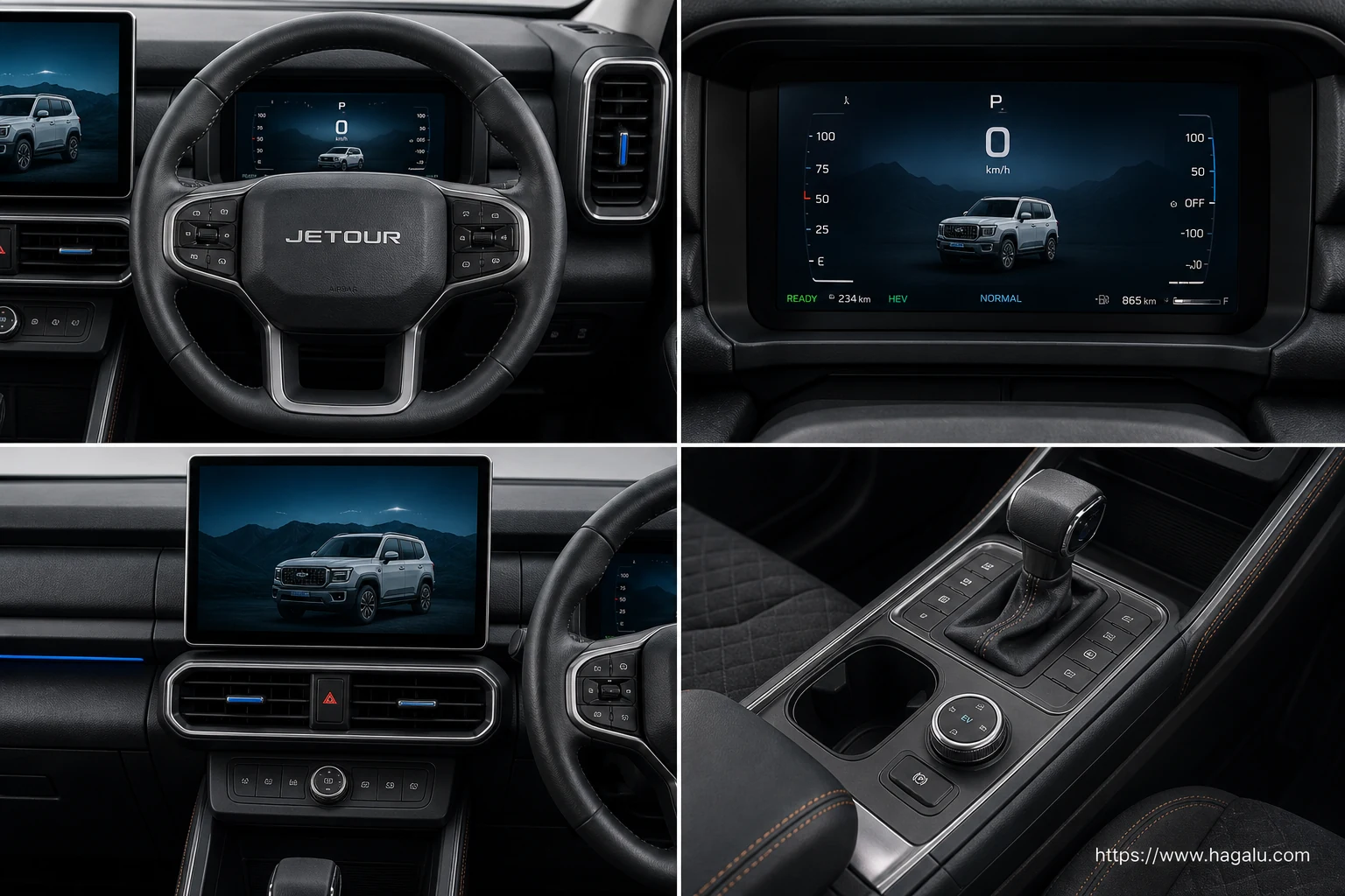 Jetour T1 i-DM interior view 2 for South African vehicle comparison