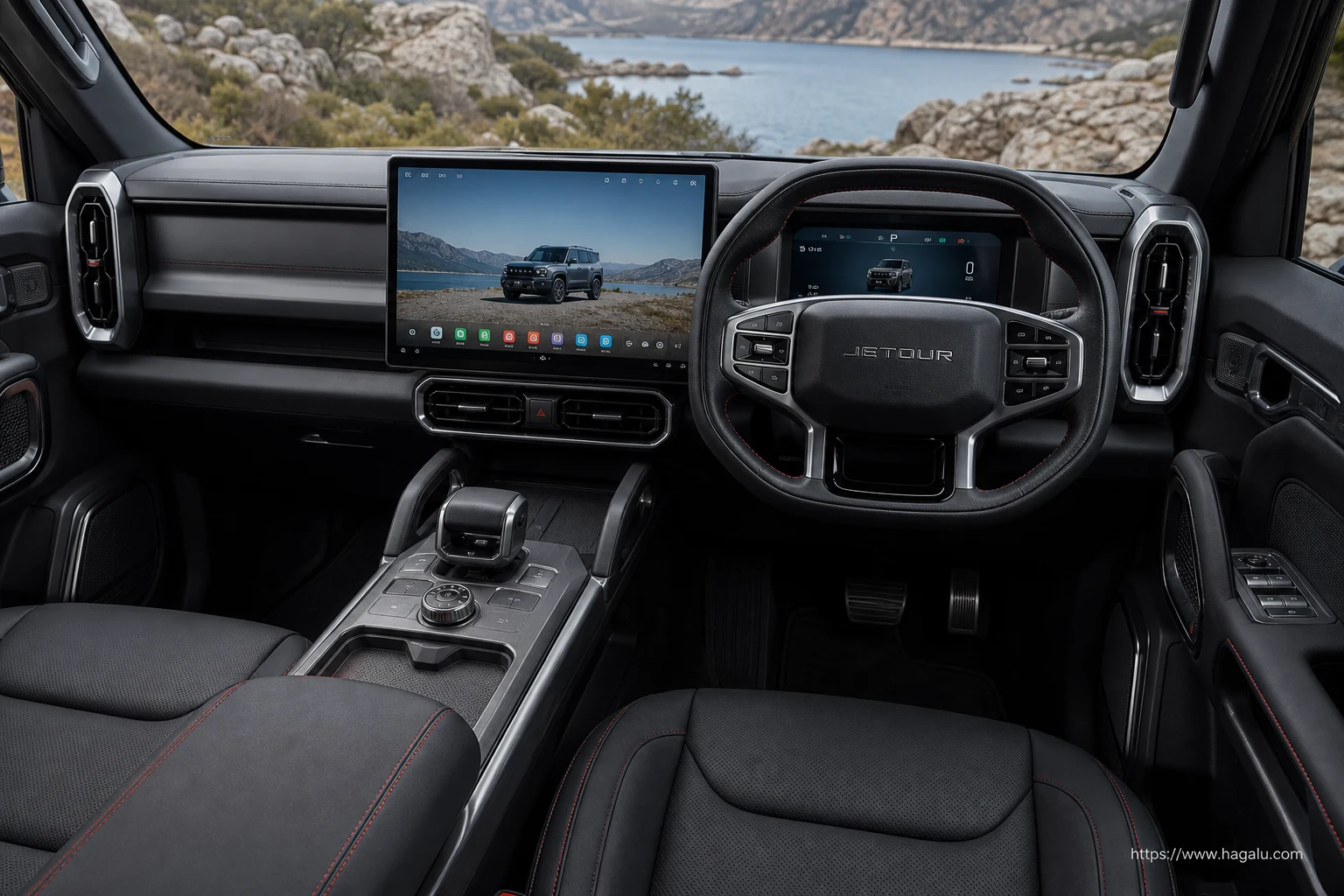 Jetour T2 i-DM interior view 1 for South African vehicle comparison