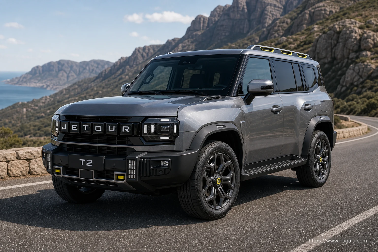 Jetour T2 exterior view 1 — price and specifications in South Africa