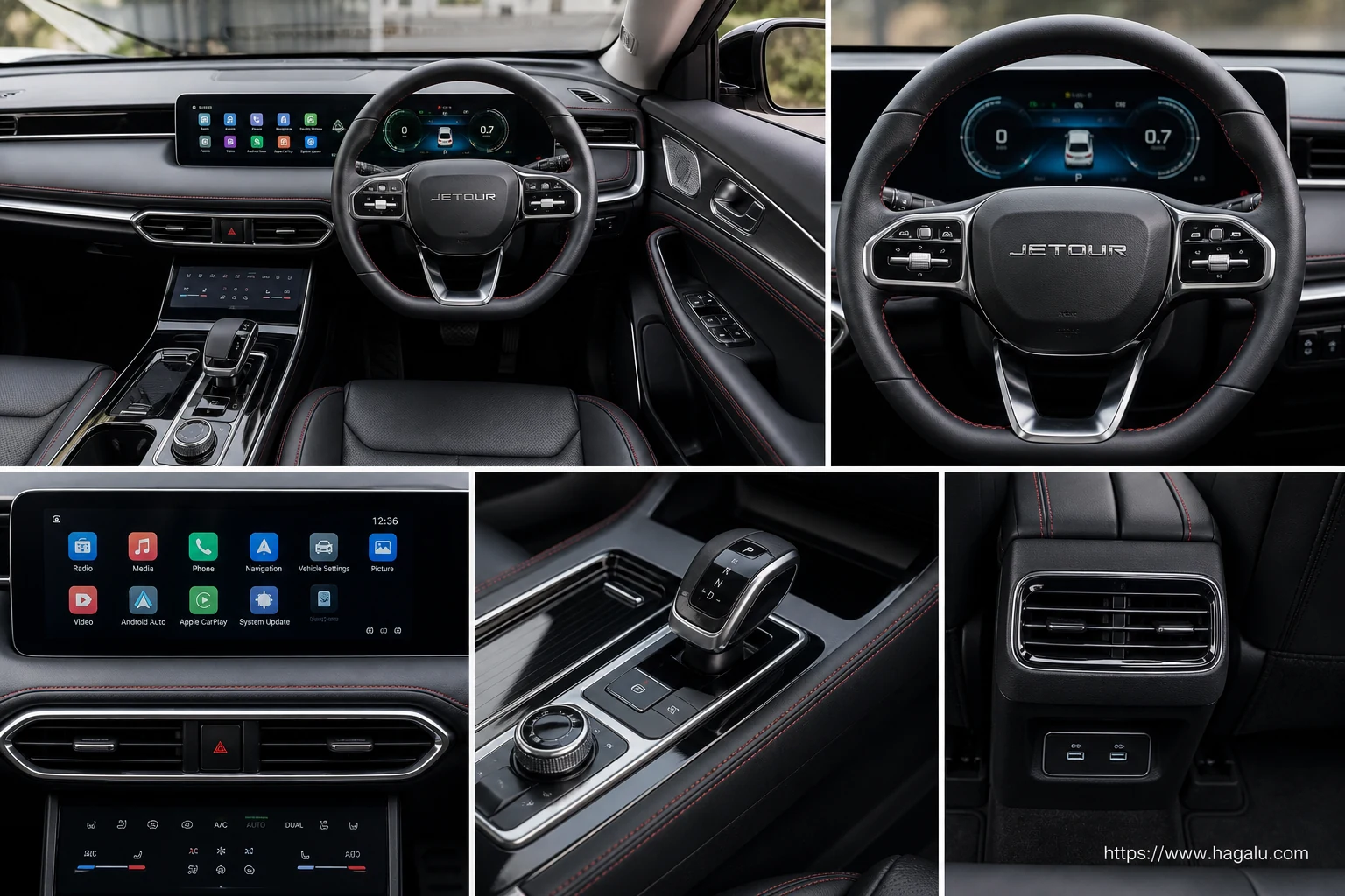 Jetour X70 Plus interior view 2 for South African vehicle comparison