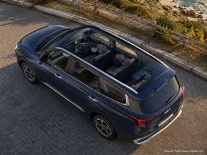 KIA Carens exterior view 4 — South Africa 2026