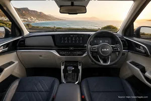KIA Carens interior view 1 for South African vehicle comparison