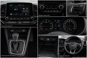 KIA Pegas interior view 2 for South African vehicle comparison