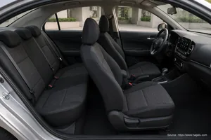 KIA Pegas interior view 3 for South African vehicle comparison
