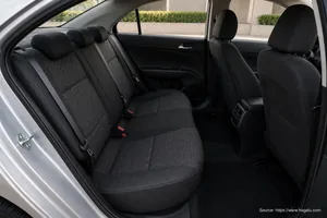 KIA Pegas interior view 4 for South African vehicle comparison