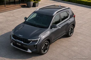 KIA Sonet exterior view 3 — South Africa 2026