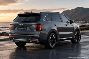 KIA Sorento exterior view 2 — South Africa 2026