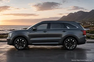 KIA Sorento exterior view 3 — South Africa 2026