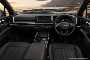 KIA Sorento interior view 1 for South African vehicle comparison