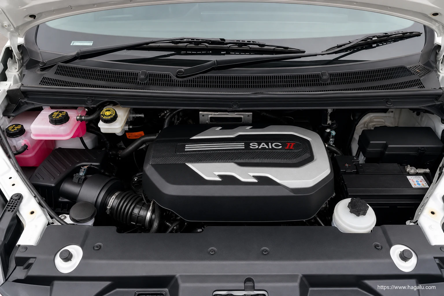 Ldv G10+ Van open bonnet and powertrain bay showing the under-bonnet layout in South Africa