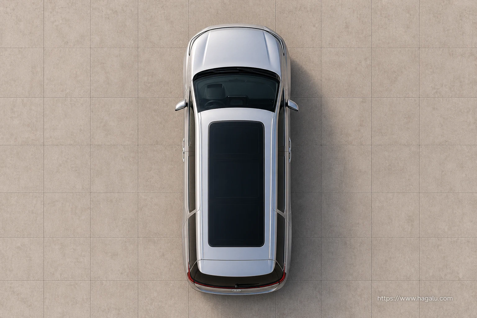Ldv G90 top-down seating layout showing the roof design and cabin arrangement in South Africa