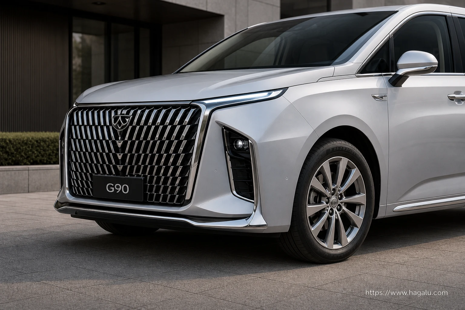 Ldv G90 open bonnet and powertrain bay showing the under-bonnet layout in South Africa