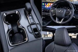 Lexus RX interior view 2 for South African vehicle comparison