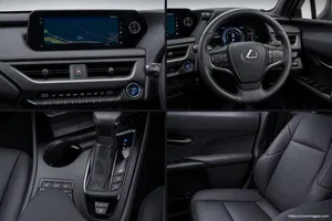 Lexus UX interior view 2 for South African vehicle comparison