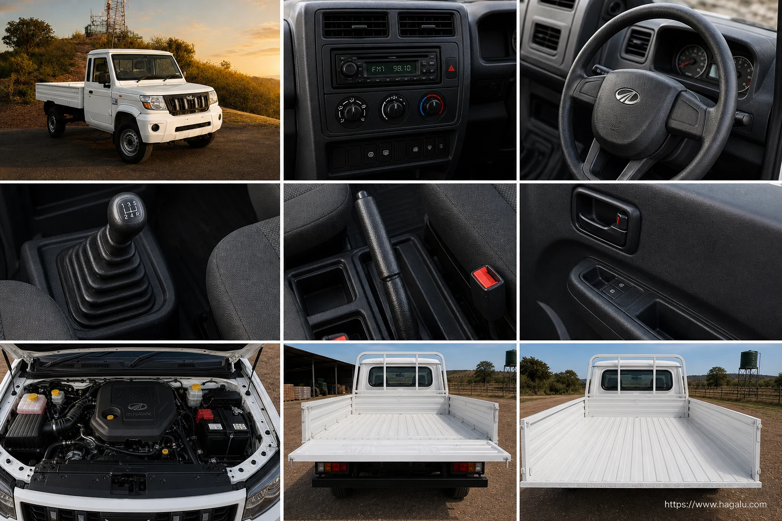 Mahindra Bolero MaXX Pik-Up interior view 2 for South African vehicle comparison