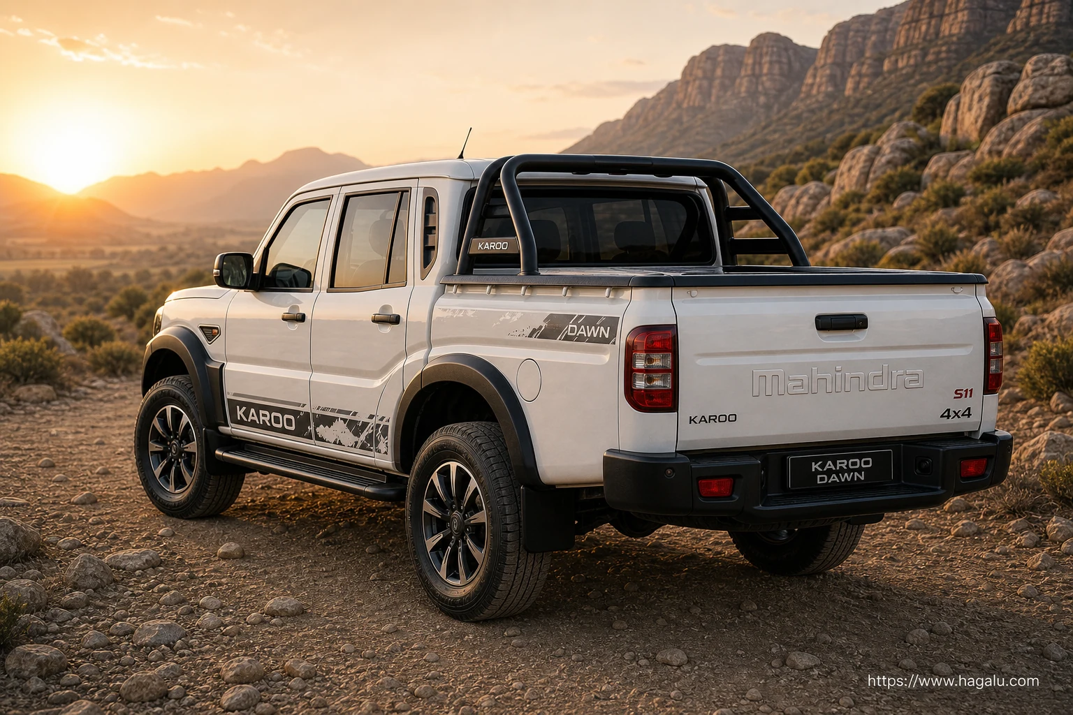 Mahindra Karoo Special Edition Dawn exterior view 2 — South Africa 2026