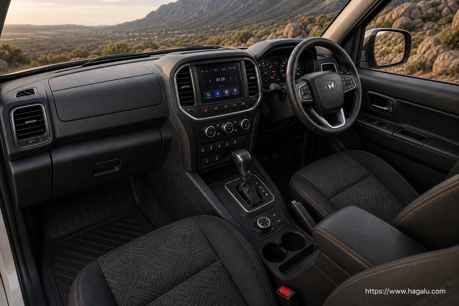 Mahindra Karoo Special Edition Dawn interior view 1 for South African vehicle comparison
