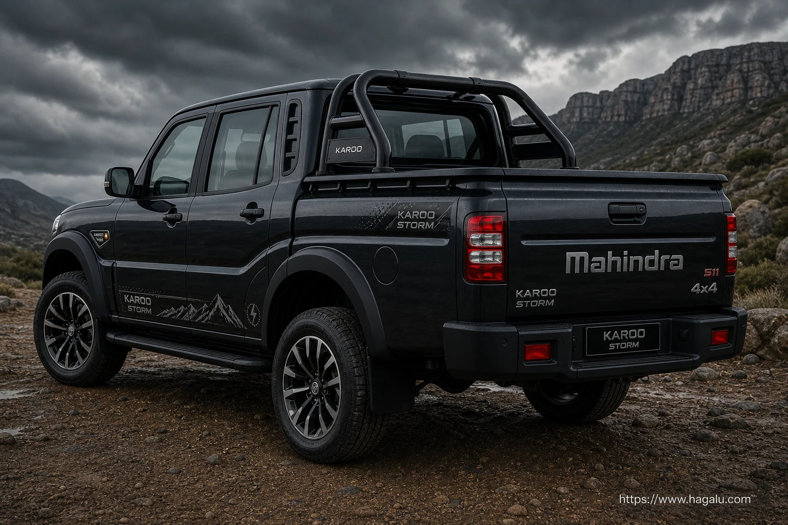 Mahindra Karoo Special Edition Storm exterior view 2 — South Africa 2026