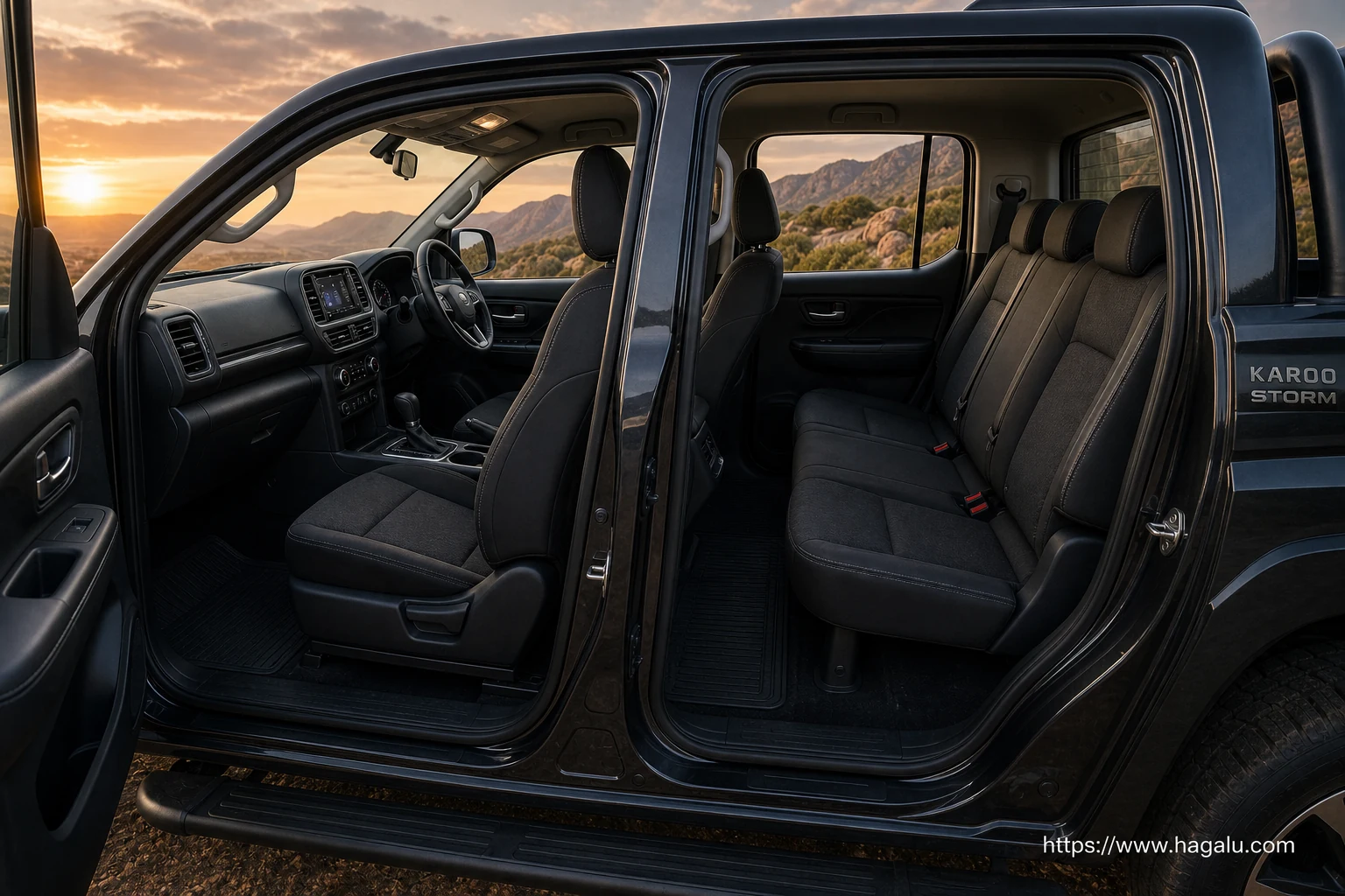 Mahindra Karoo Special Edition Storm interior view 3 for South African vehicle comparison