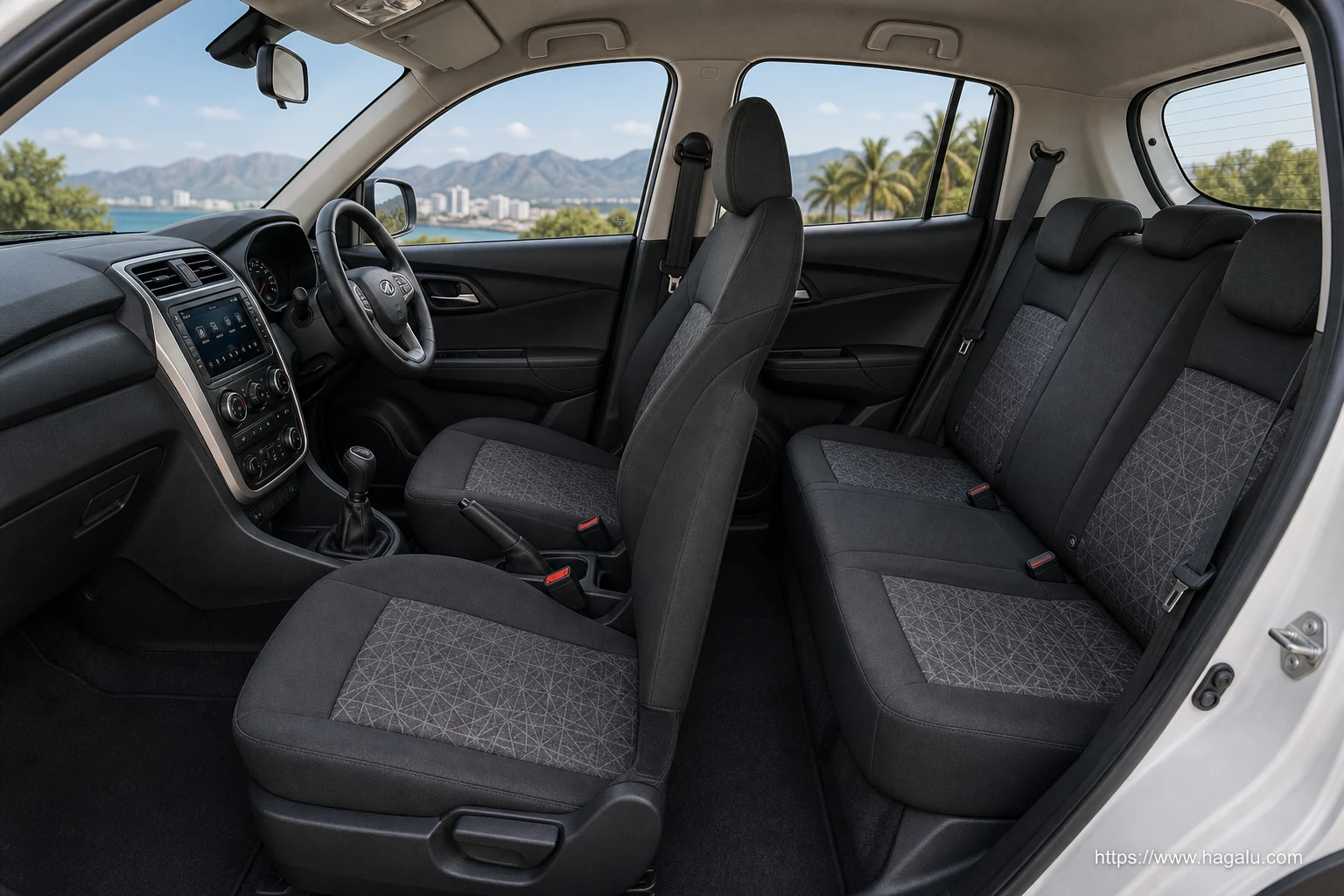 Mahindra KUV100 interior view 3 for South African vehicle comparison