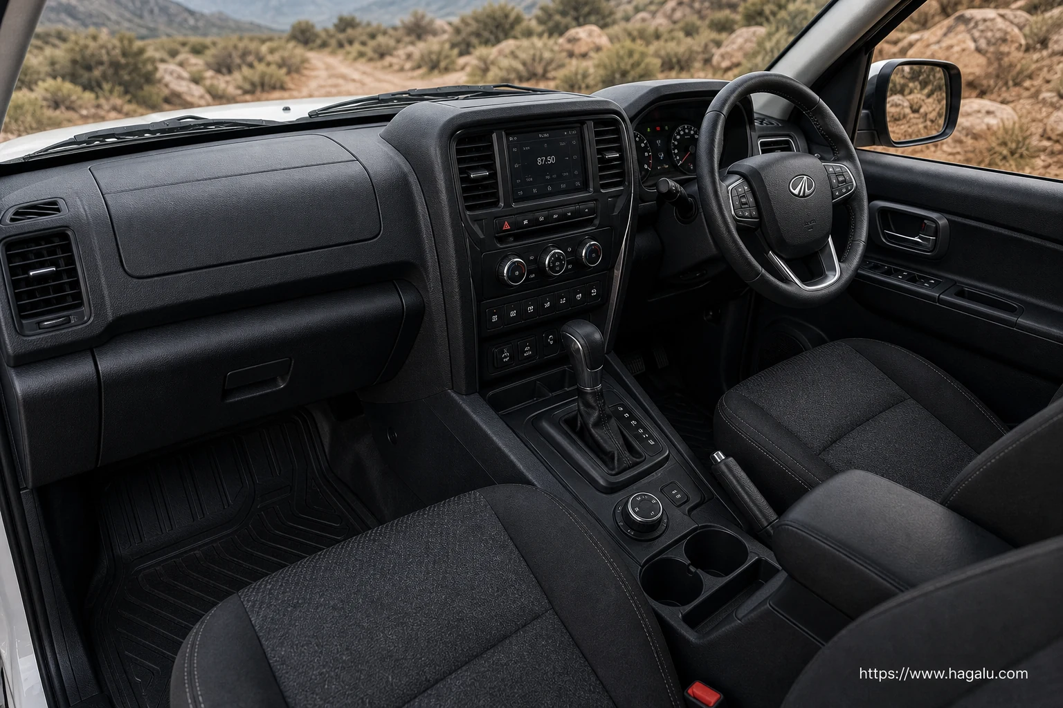 Mahindra Pik Up Double Cab interior view 1 for South African vehicle comparison